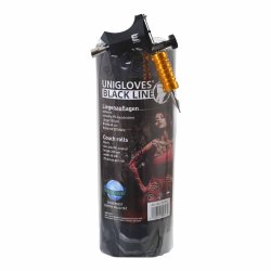 Sort briks lagen, underlag med plastik beskytelse i praktisk rulle.