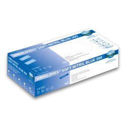 X-Lang Soft NITRIL 300 BLUE - Extra lang handske.-Unigloves 