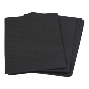 Engangs papir med plastik bagside - 1 lags - 500 stk. i sort farve