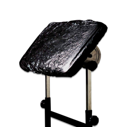 Sort plastik strk lagen til armrest 50 stk. XL  70x40x10cm.