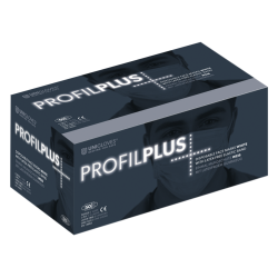 Ansigtsmaske/Mundbind  i Black/Sort 25/50 stk.  