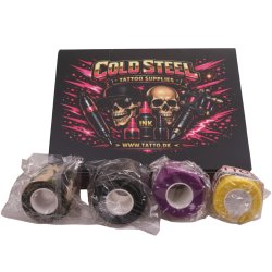 Magic Tattoo Grip Covers. Cold Steel selvkl�bende elastikbind 5 cm bred. 12 stk. 