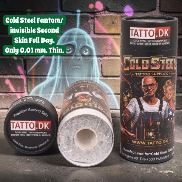  Cold Steel Fantom/invisible Second Skin Full Day 15 cm x 10 m ULTRA THIN  0,01mm.