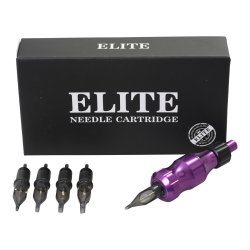 Elite 1 Cartridge - Curved MAGNUM med ben tip. - 20 stk.