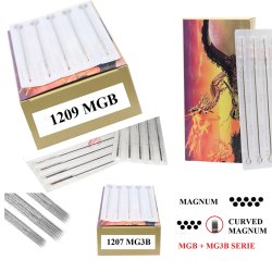 Tilbuds needles on bar - 50 stk. Curved Magnum nle.