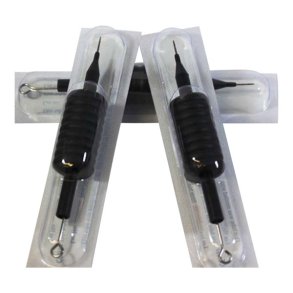 18 mm grip - 10 stk Sort gummi tuber komplet med nl.