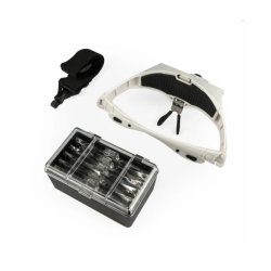 GLASSES WITH MAGNIFYING GLASS AND LAMP /5 GLASSES + LED