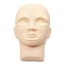 Latex/gummi ansigt med �jenbryn &amp; mund.