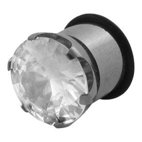 Steel single flare plug with round.