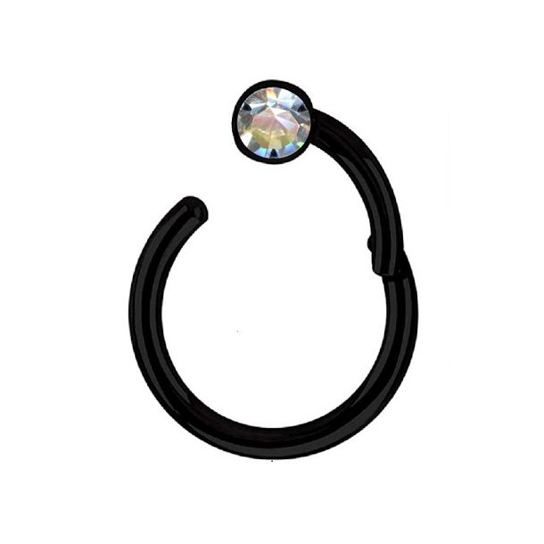The clicker  ring 1,2 mm. trdtykkelse - Black line .