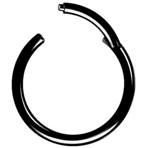 The clicker  ring 1,2 mm. trdtykkelse - Black line .