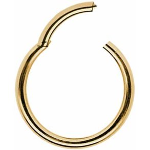 The clicker  ring 1,2 mm. trdtykkelse - Gold
