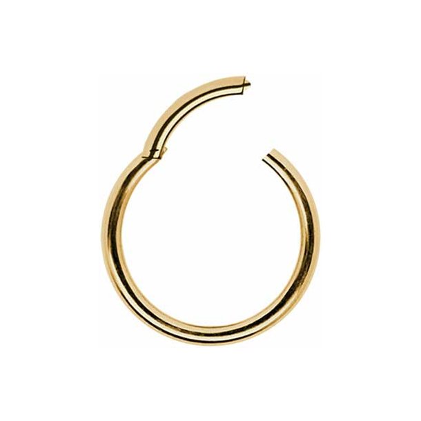 The clicker  ring 1,2 mm. trdtykkelse - Gold