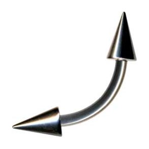 Buet stav 1,6 mm. tr�dtykkelse med spike.