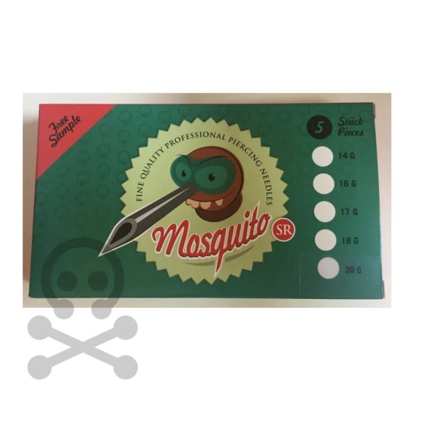 NEW MOSQUITO NEEDLES WITH SELF-RELEASING TUBE. Sample s�t.