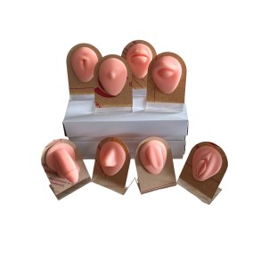 Piercing udstillings/stik prver i gummi/Silicone