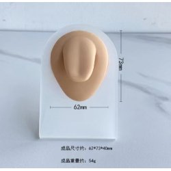 Piercing udstillings/stik prver i gummi/Silicone