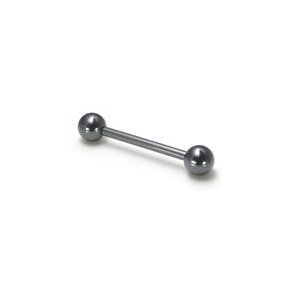 Bld Plast Black Barbell 16 mm