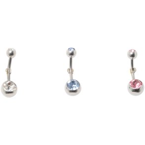 Kir. Stl Jew banan stav med sten i 5/8 mm.