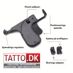 Prisvenlig �re pistol med 1 s�t �restikker.