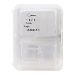 re stikker til Inverness  3mm Blank Kugle./Hvid  Sten.