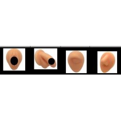 Piercing udstillings/stik prver i gummi/Silicone