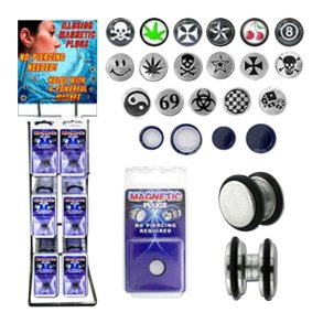 Fake Magnetisk Plugs Flere slags