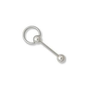 1,6 mm Slave Doorknocker Barbell