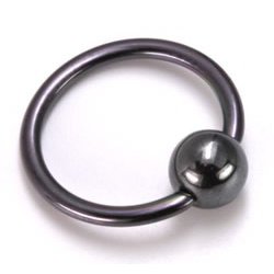 Titan Blackline Ball Closure ring 1,6 mm.
