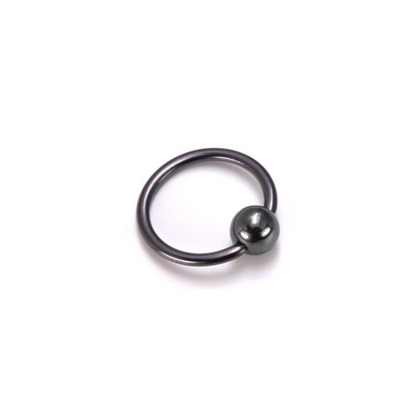 Titan Blackline Ball Closure ring 1,2 mm.