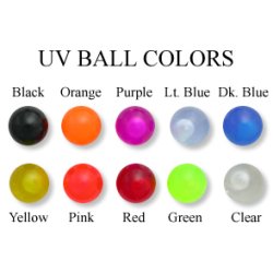 UV kugler til 1,6mm. trdtykkelse Dia. 5 &amp; 6mm.