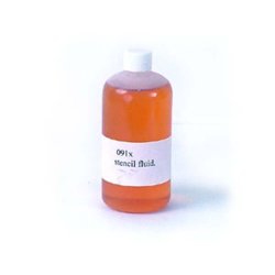 Stencil Fluid. 15 ml.(er ej i sprayflaske men i lille glas)
