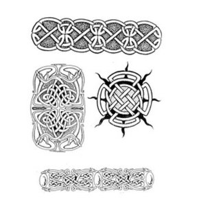 Tatto Flash. p CD - Sort-hvid-celtic