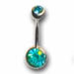 Kir. Stl Jew banan stav med sten i 5/8 mm.