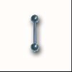 Barbell 1,2 mm. tr�dtykkelse i  polish