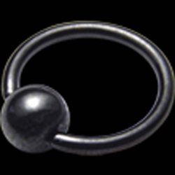 Titan Blackline Ball Closure ring 1,6 mm.
