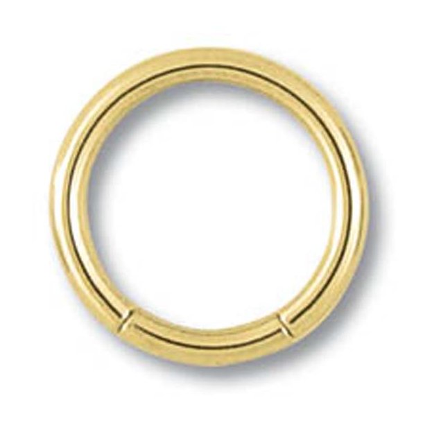 Titan Gold Zicon Segment ring. 1,2 mm. trdtykkelse
