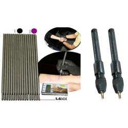 Pencil holder til at tegne p huden med.+ 2 ls penne