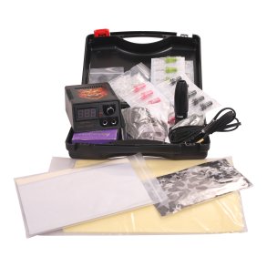 Tattoo st med pen maskine+ tilbehr. Model 7