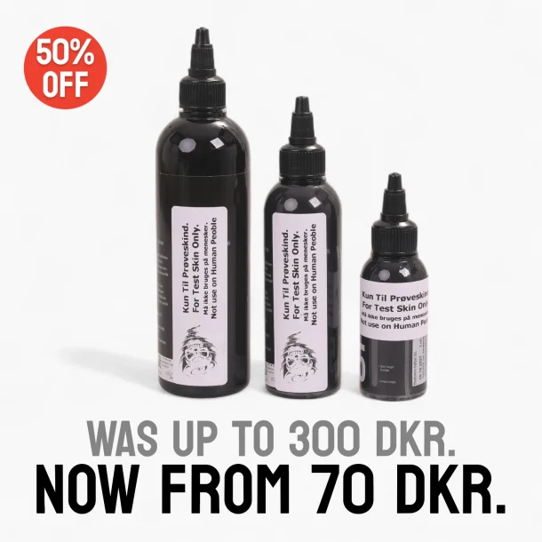 Kun til prveskind- For test skin only.