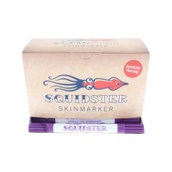 Squidster Tattoo Mini - Brush + 2 mm - non-sterile 2 in 1 pen