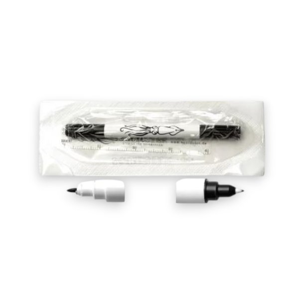 Squidster Tattoo Mini - sterile pen 2 in1 with ruler
