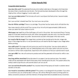 STENCIL PRINTER INK 120 ml/BOTTLE