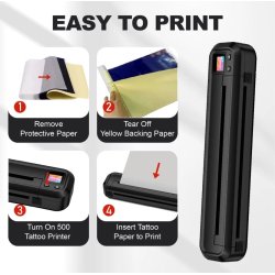 Stencil Vista Fax til Telefon &amp; Tablet. MHT-500 