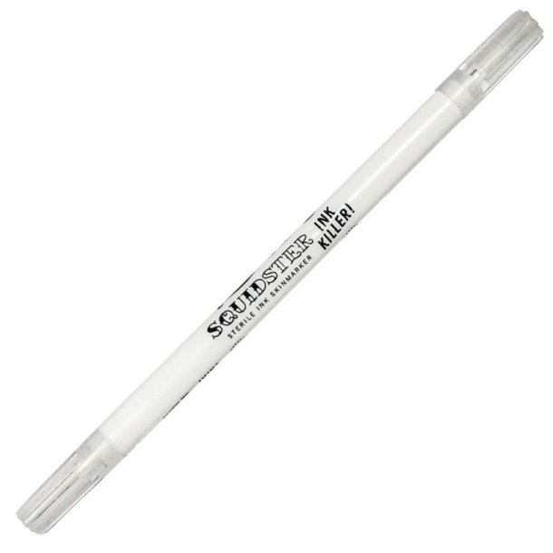 Squidster Tattoo pen eraser.