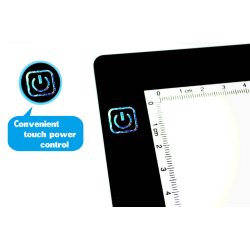 Lys bord til stencil A3 - LARGE 42 x 32 cm