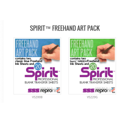 Spirit Freehand Art Pack. Orginale fra USA. til hnd stencil.