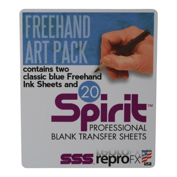 Spirit Freehand Art Pack. Orginale fra USA. til hnd stencil.