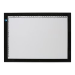 Lys bord til stencil med regulering af lysstyrke. A4.-MEDIUM 31 x22