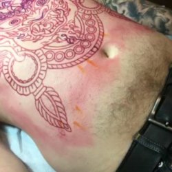 S8 Tattoo Systems  RED Tattoo Stencil Transfer 100 stk.